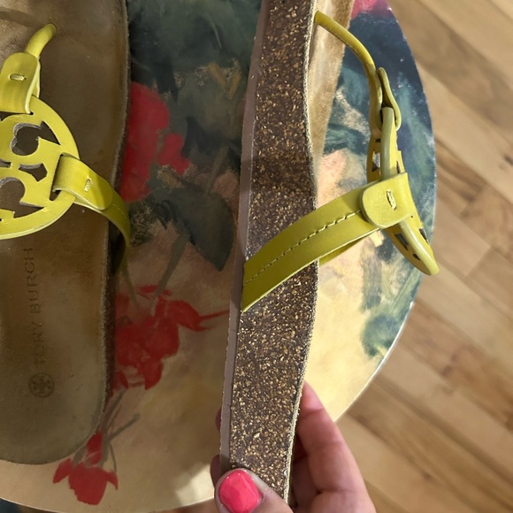 Tory Burch beautiful leather and cork sandals - Picture 2 of 14